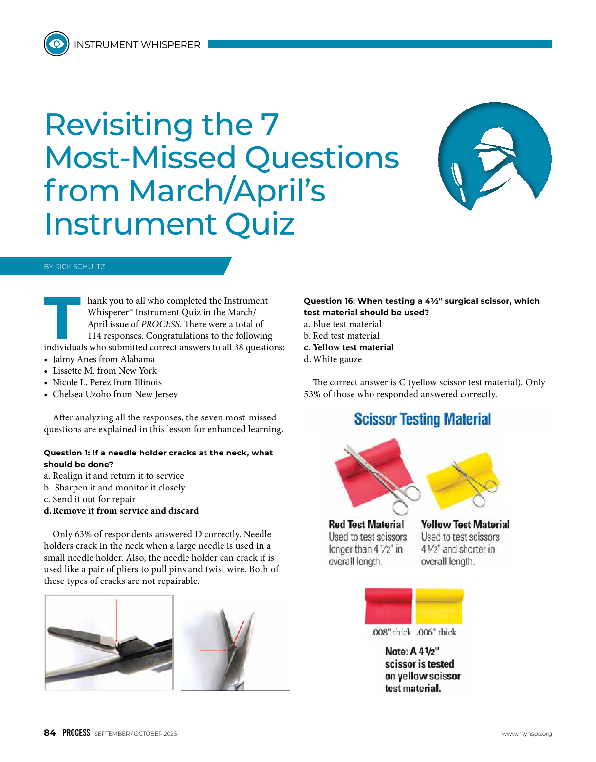 Sept/Oct 2026 - Revisiting the 7 Most-Missed Questions, page 1